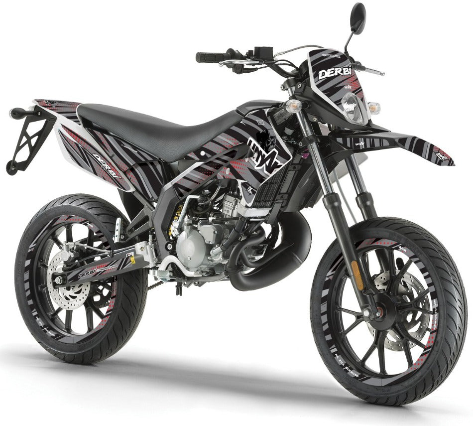 Kit déco Derbi Senda xtreme 50cc 2011-2017 Army Greys | autocollants moto | personnalisation 50cc | armysctv