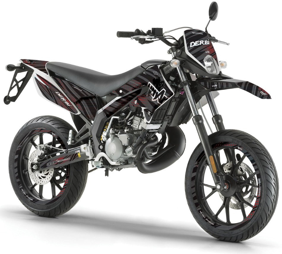 Kit déco Derbi Senda xtreme 50cc 2011-2017 Army Greys | autocollants moto | personnalisation 50cc | armysctv