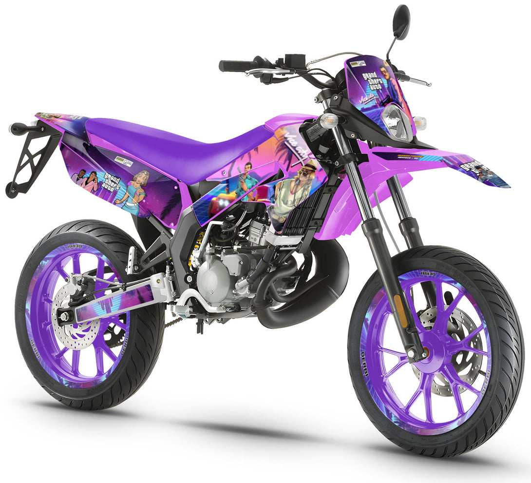 Kit déco 50cc Derbi Senda xtreme 2011-2017 Vice City