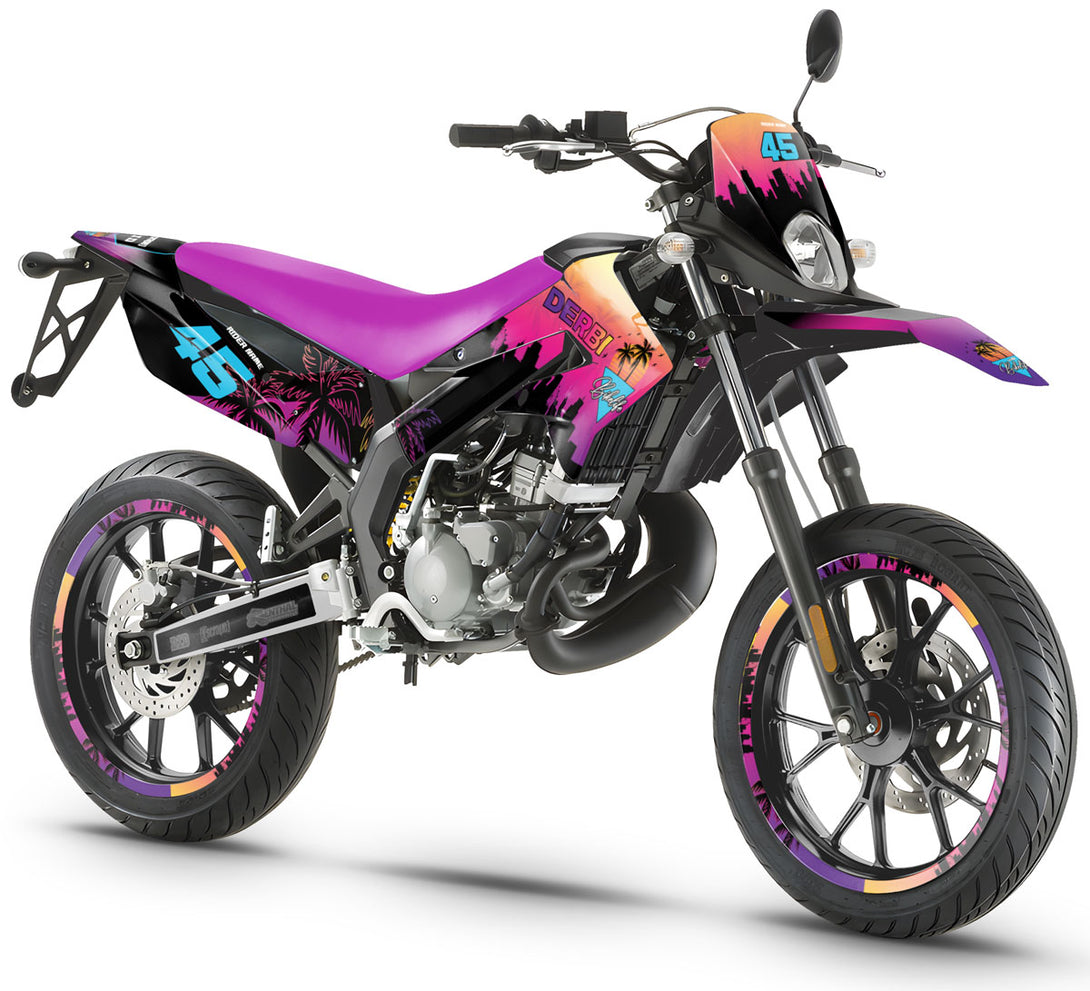 Kit déco 50cc Derbi Senda xtreme 2011-2017 Miami