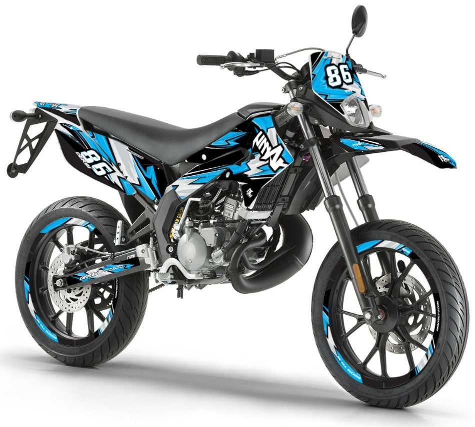 Dekor kit Derbi Senda xtreme 50cc 2011-2017 Army Racing | Motorradaufkleber | Personalisierung 50cc | armysctv