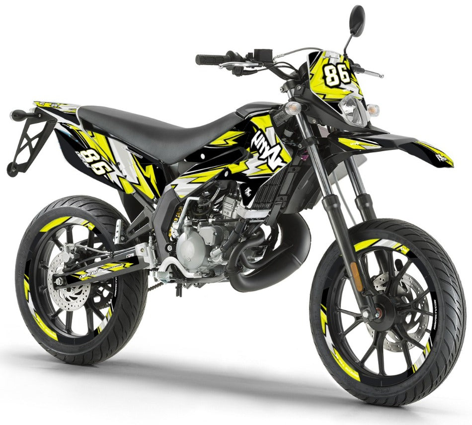 Dekor kit Derbi Senda xtreme 50cc 2011-2017 Army Racing | Motorradaufkleber | Personalisierung 50cc | armysctv