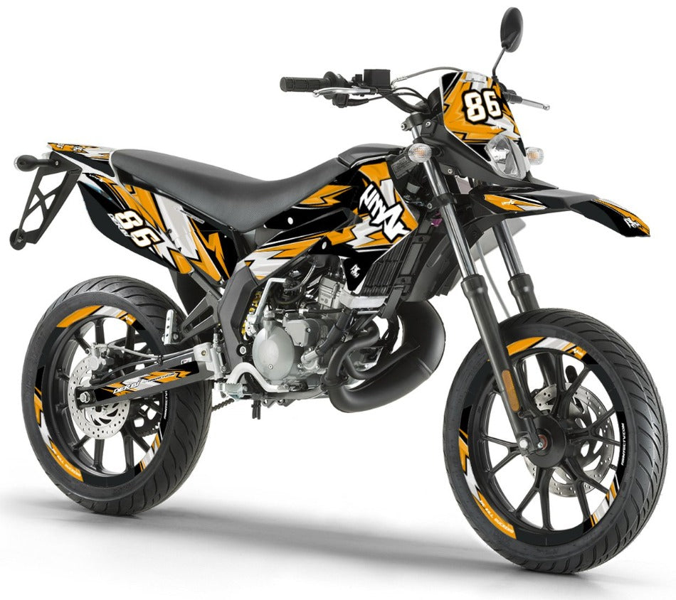 Dekor kit Derbi Senda xtreme 50cc 2011-2017 Army Racing | Motorradaufkleber | Personalisierung 50cc | armysctv
