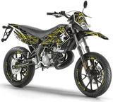 Kit déco Derbi Senda xtreme 50cc 2011-2017 Army Redrum | autocollants moto | personnalisation 50cc | armysctv