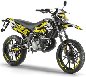 Kit déco Derbi Senda xtreme 50cc 2011-2017 Army Runz | autocollants moto | personnalisation 50cc | armysctv