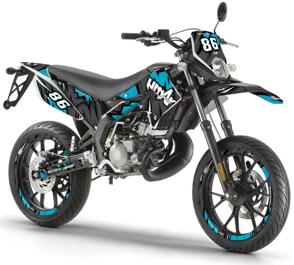 Kit déco Derbi Senda xtreme 50cc 2011-2017 Army Speeder | autocollants moto | personnalisation 50cc | armysctv