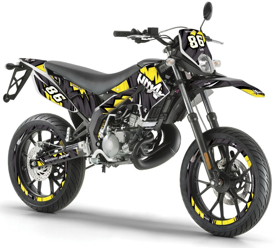 Kit déco Derbi Senda xtreme 50cc 2011-2017 Army Speeder | autocollants moto | personnalisation 50cc | armysctv