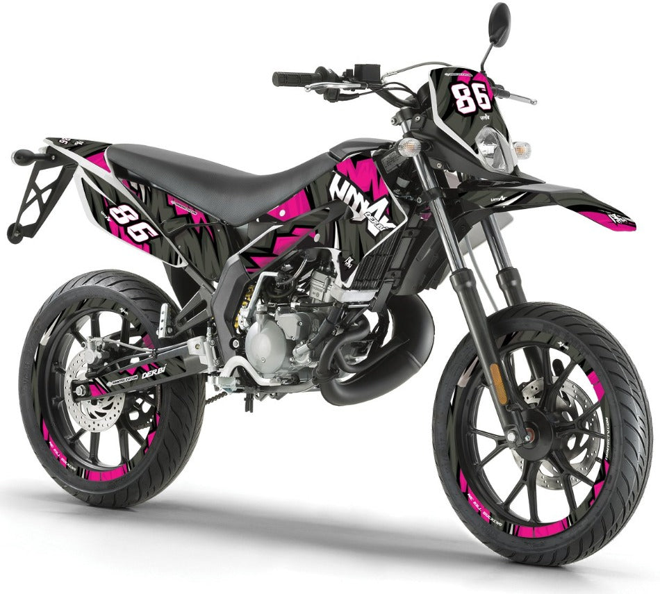 Kit déco Derbi Senda xtreme 50cc 2011-2017 Army Speeder | autocollants moto | personnalisation 50cc | armysctv