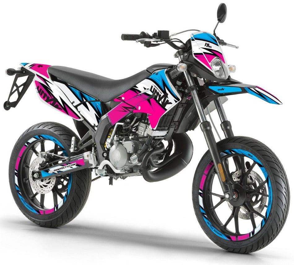 Derbi Senda Xtreme 50cc 2011-2017 Graphics kit Army Victory | motorcycle stickers | 50cc customization | armysctv