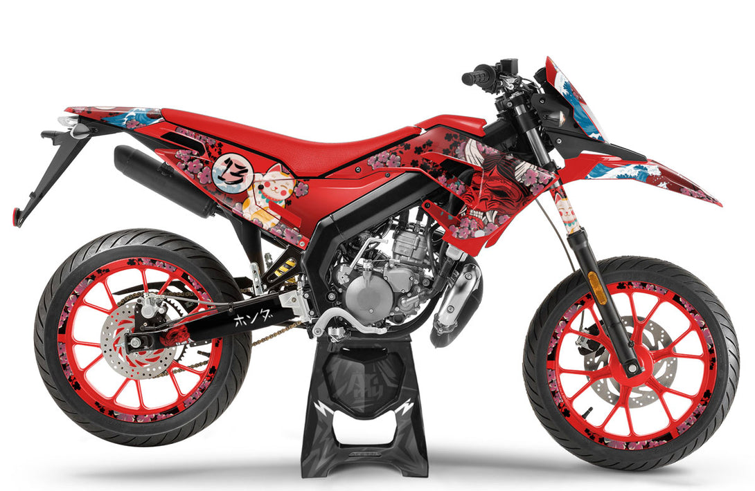 Kit déco 50cc Derbi Senda xtreme SM 2018-2025 Army Arigato