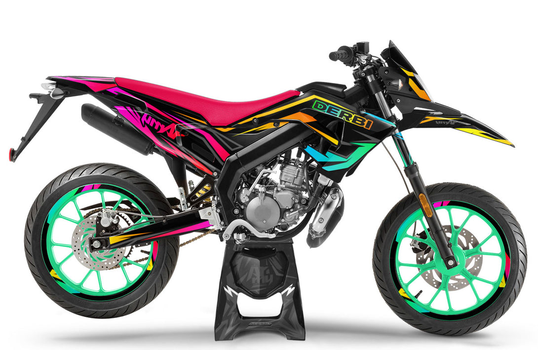 Kit déco 50cc Derbi Senda xtreme SM 2018-2025 Army Eclipse