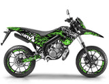 Kit déco Aprilia SX 50cc Army Eyes | autocollants moto | personnalisation 50cc | armysctv