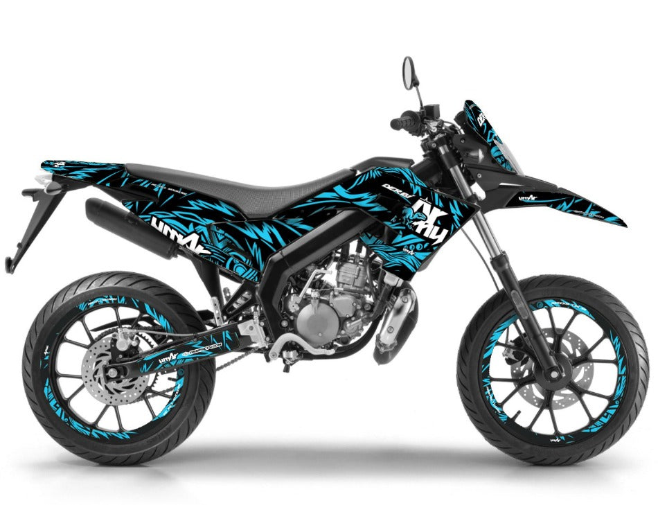 Dekor kit Derbi Senda xtreme 50cc 2018-2025 Armee Feder | Motorradaufkleber | Personalisierung 50cc | armysctv