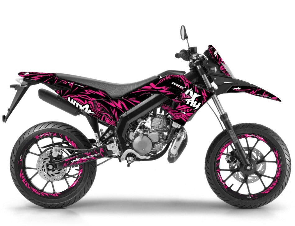 Dekor kit Derbi Senda xtreme 50cc 2018-2025 Armee Feder | Motorradaufkleber | Personalisierung 50cc | armysctv