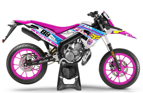 Kit déco 50cc Derbi Senda xtreme SM 2018-2024 Pink Fox