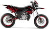 Kit pegatinas Derbi Senda xtreme 50cc 2006-2010 Pluma Militar | pegatinas para moto | personalización 50cc | armysctv