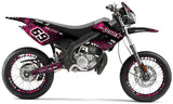 Kit déco Derbi Senda xtreme 50cc 2006-2010 Pstar | autocollants moto | personnalisation 50cc | armysctv