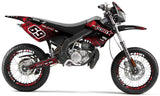 Kit déco Derbi Senda xtreme 50cc 2006-2010 Pstar | autocollants moto | personnalisation 50cc | armysctv