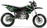 Kit déco Derbi Senda xtreme 50cc 2006-2010 Pstar | autocollants moto | personnalisation 50cc | armysctv