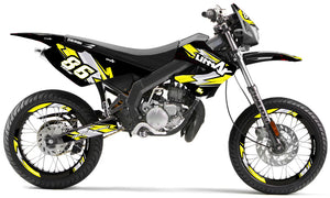 Kit déco Derbi Senda xtreme 50cc 2006-2010 Army Racing | autocollants moto | personnalisation 50cc | armysctv