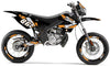 Kit déco Derbi Senda xtreme 50cc 2006-2010 Army Racing | autocollants moto | personnalisation 50cc | armysctv