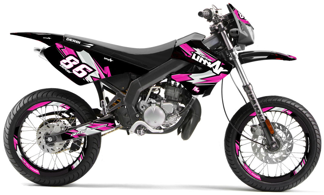 Kit déco Derbi Senda xtreme 50cc 2006-2010 Army Racing | autocollants moto | personnalisation 50cc | armysctv