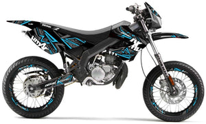 Kit déco Derbi Senda xtreme 50cc 2006-2010 Army Redrum | autocollants moto | personnalisation 50cc | armysctv