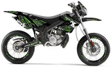 Kit déco Derbi Senda xtreme 50cc 2006-2010 Army Redrum | autocollants moto | personnalisation 50cc | armysctv