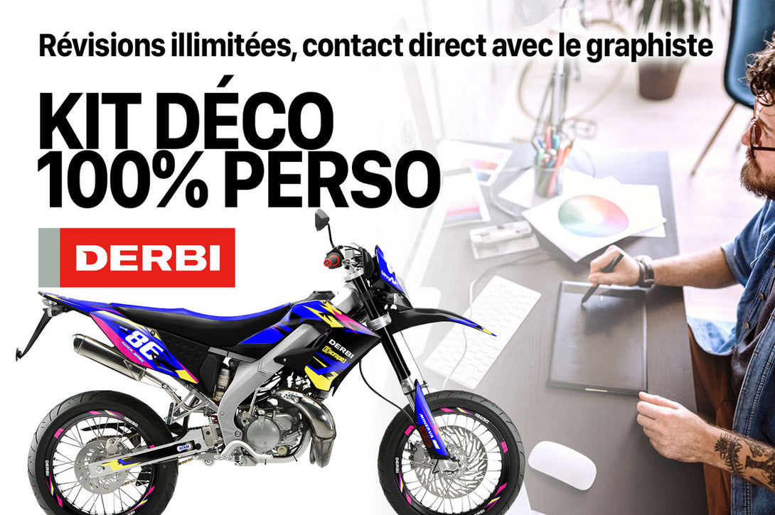 Kit déco 100% perso 50cc Derbi DRD Pro