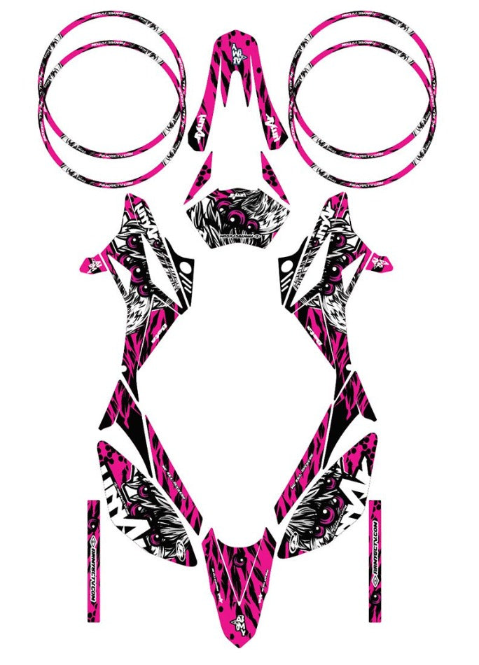 Graphics kit Beta RR 50 Motard 2011-2020 Eyes | motorcycle stickers | 50cc customization | armysctv