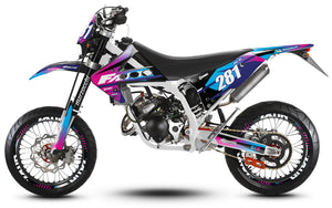 Kit déco 50cc Fantic Caballero 2013-2016 Army Blast | autocollants moto | personnalisation 50cc | armysctv