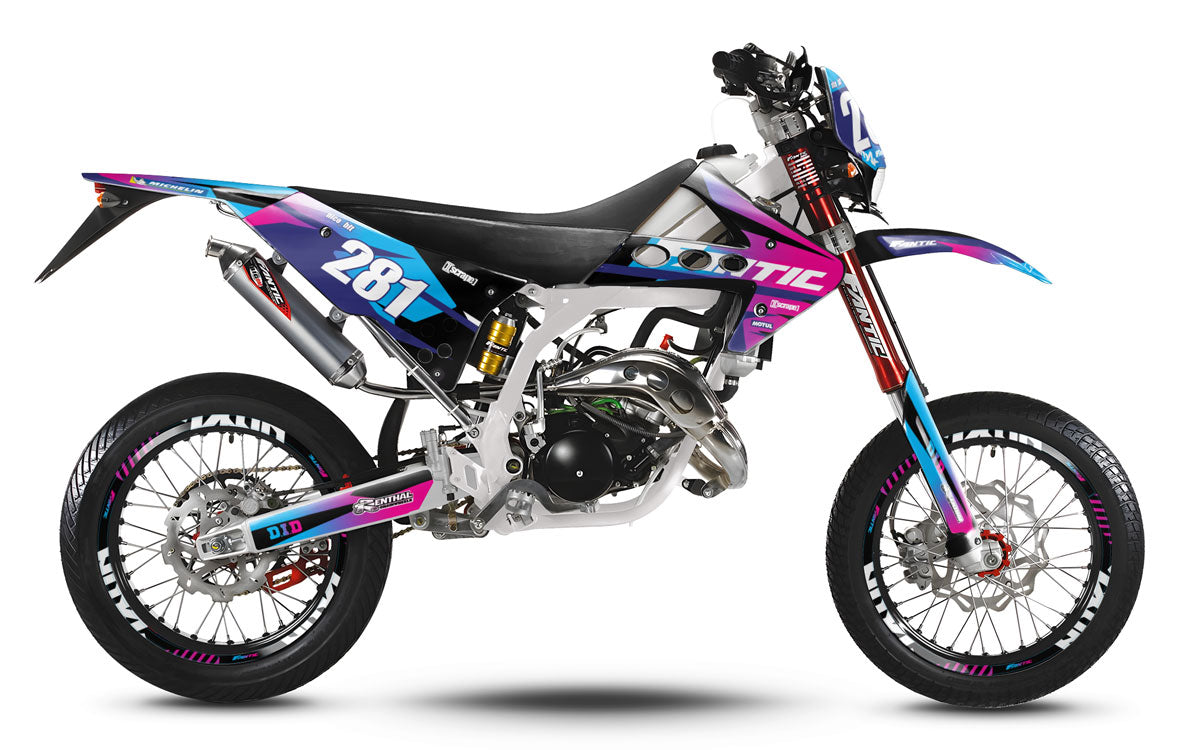 Kit pegatinas 50cc Fantic Caballero 2013-2016 Explosión Militar | pegatinas para moto | personalización 50cc | armysctv