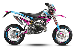 Kit déco 50cc Fantic Caballero 2013-2016 Army Victory | autocollants moto | personnalisation 50cc | armysctv