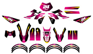 Kit déco Fantic 50cc 2017-2022 Hach | autocollants moto | personnalisation 50cc | armysctv