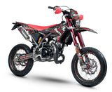 Kit déco Fantic 50cc 2017-2022 Army Redrum | autocollants moto | personnalisation 50cc | armysctv