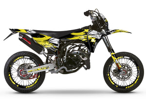 Kit déco Fantic 50cc 2023-2025 Army Runz | autocollants moto | personnalisation 50cc | armysctv