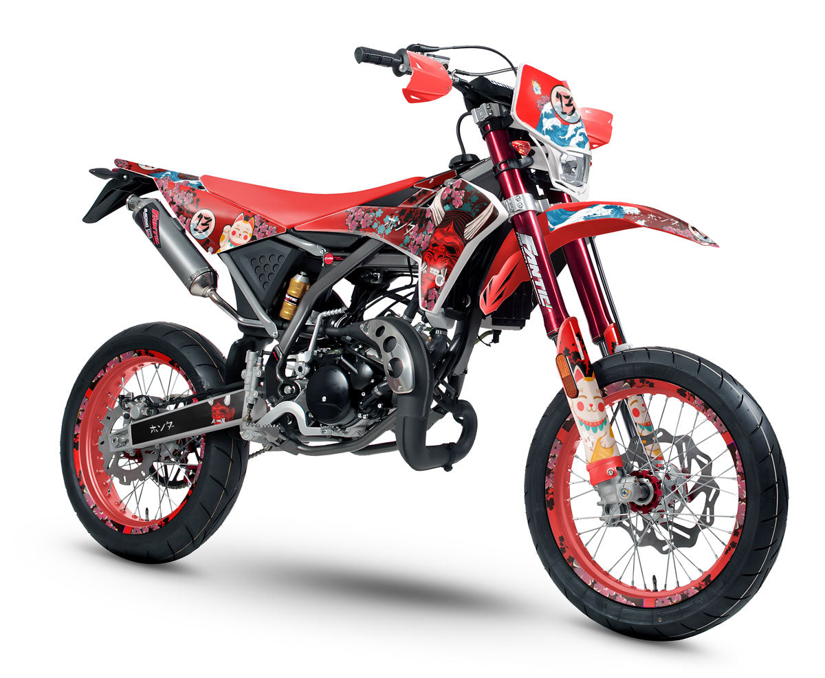 Kit pegatinas Fantic 50cc 2017-2022 Ejército Arigato | pegatinas para moto | personalización 50cc | armysctv