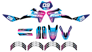 Kit déco Fantic 50cc 2017-2022 Army Blast | autocollants moto | personnalisation 50cc | armysctv