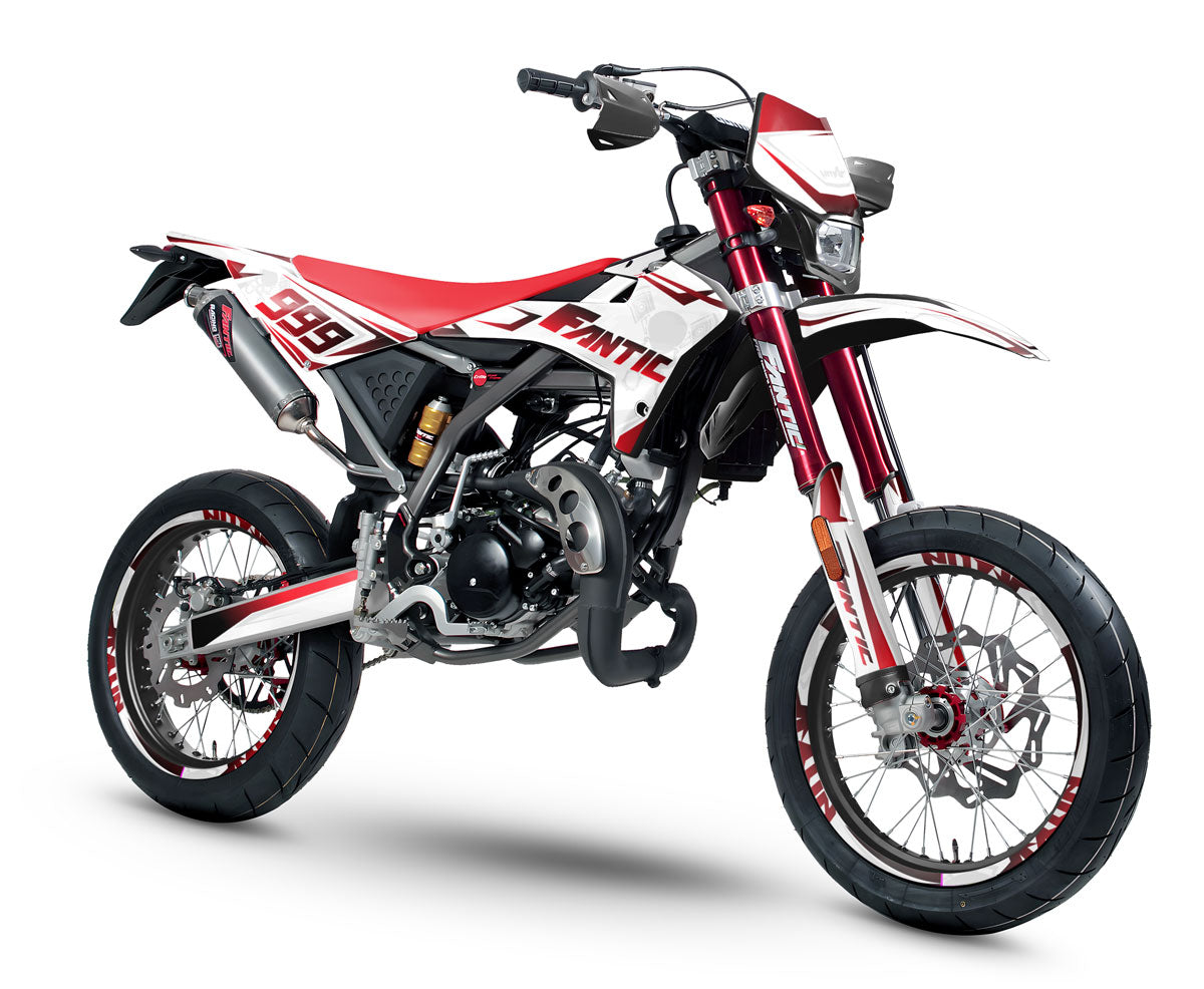 Kit pegatinas Fantic 50cc 2017-2022 Frío | pegatinas para moto | personalización 50cc | armysctv