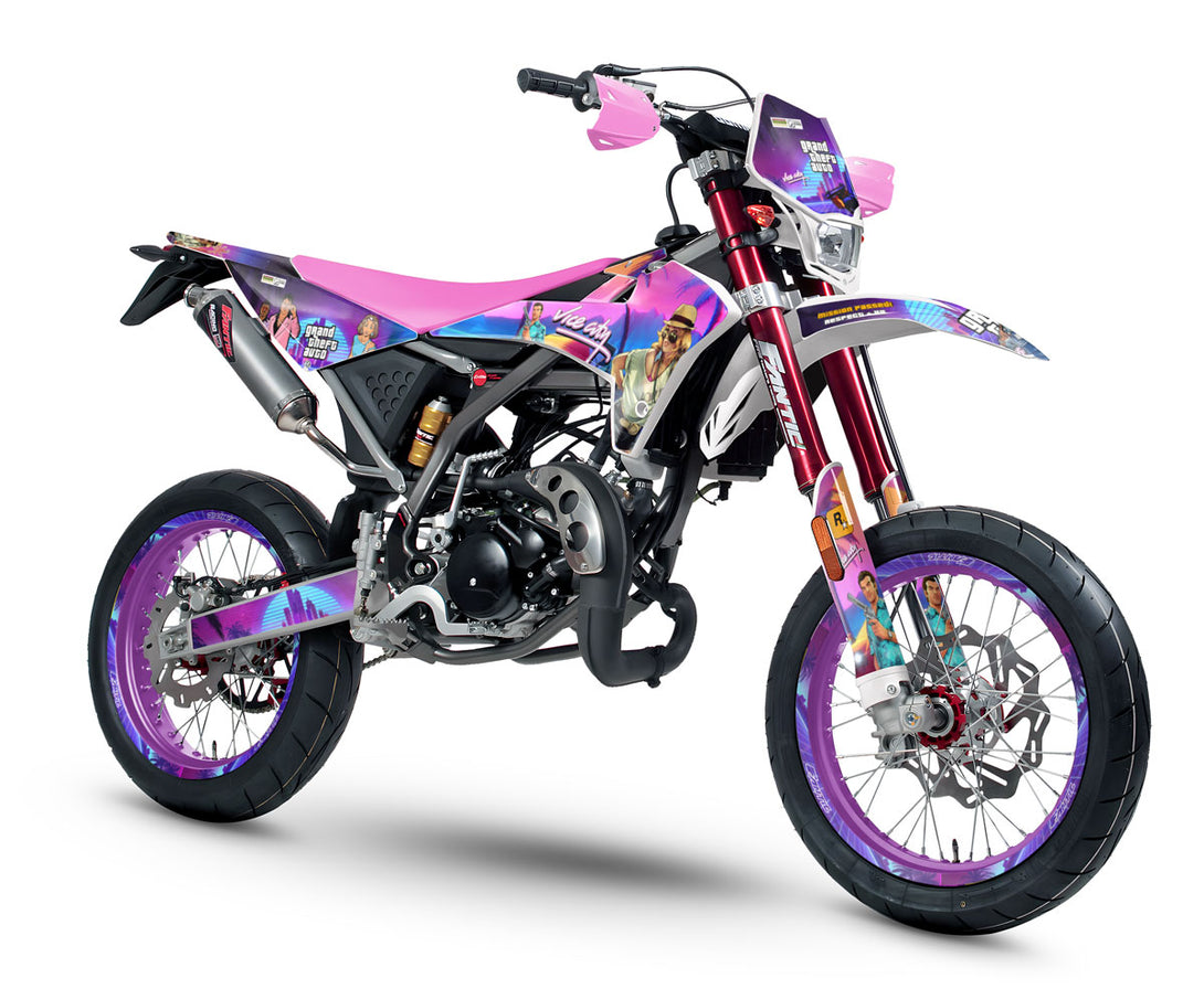 Kit déco Fantic XM 50 Motard 2017-2022 Vice City