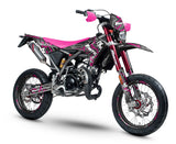 Kit déco Fantic 50cc 2017-2022 Army Redrum | autocollants moto | personnalisation 50cc | armysctv