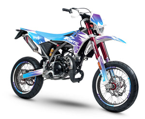 Kit déco Fantic 50cc 2017-2022 Army Xfast | autocollants moto | personnalisation 50cc | armysctv