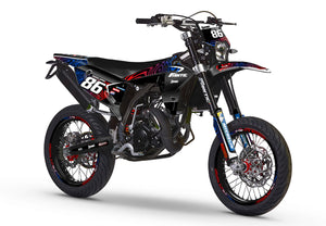 Kit déco Fantic 50cc 2023-2025 Fluid | autocollants moto | personnalisation 50cc | armysctv