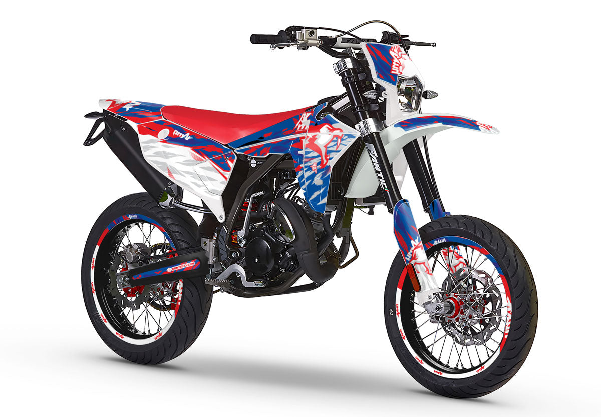 Kit déco Fantic 50cc 2023-2025 Heritage | autocollants moto | personnalisation 50cc | armysctv