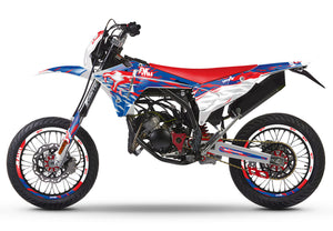 Kit déco Fantic 50cc 2023-2025 Heritage | autocollants moto | personnalisation 50cc | armysctv
