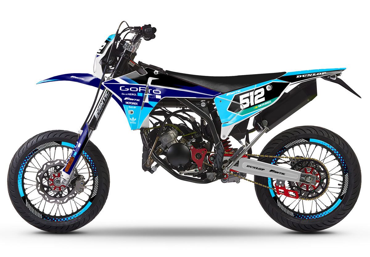 Kit déco Fantic 50cc 2023-2025 Hero | autocollants moto | personnalisation 50cc | armysctv