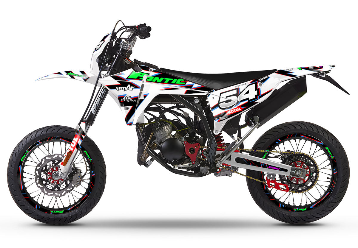 Kit déco Fantic 50cc 2023-2025 Kromatik | autocollants moto | personnalisation 50cc | armysctv