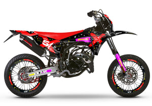 Kit déco Fantic 50cc 2023-2025 Punk | autocollants moto | personnalisation 50cc | armysctv