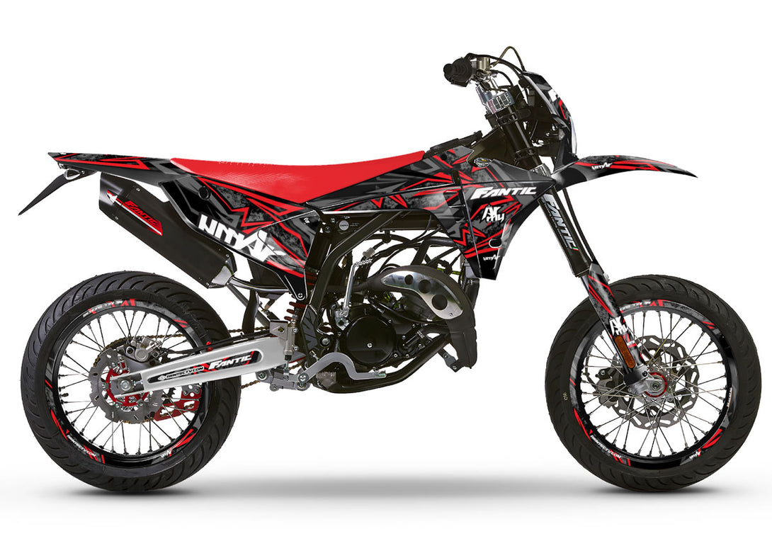 Kit déco 50cc Fantic XM Motard 2023-2025 Army Redrum