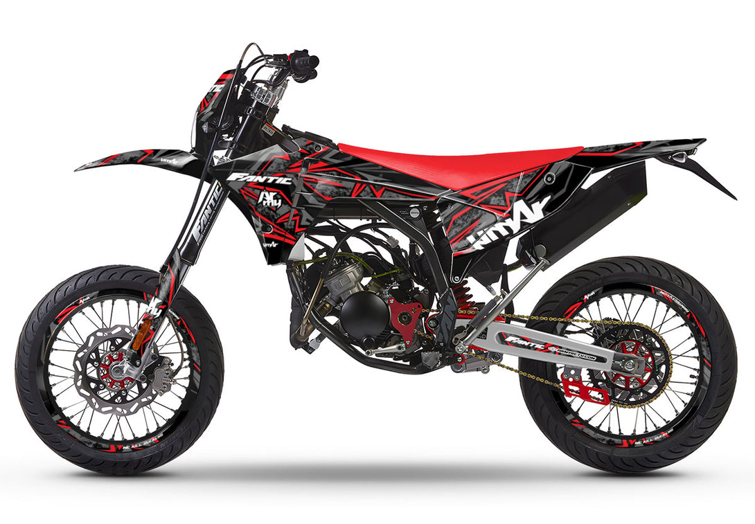 Kit déco 50cc Fantic XM Motard 2023-2025 Army Redrum